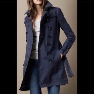 Burberry Brit Dark Blue Trench coat
